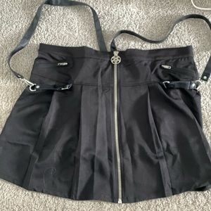 Killstar Blair B*tch mini skirt, with removable straps, size 4xl